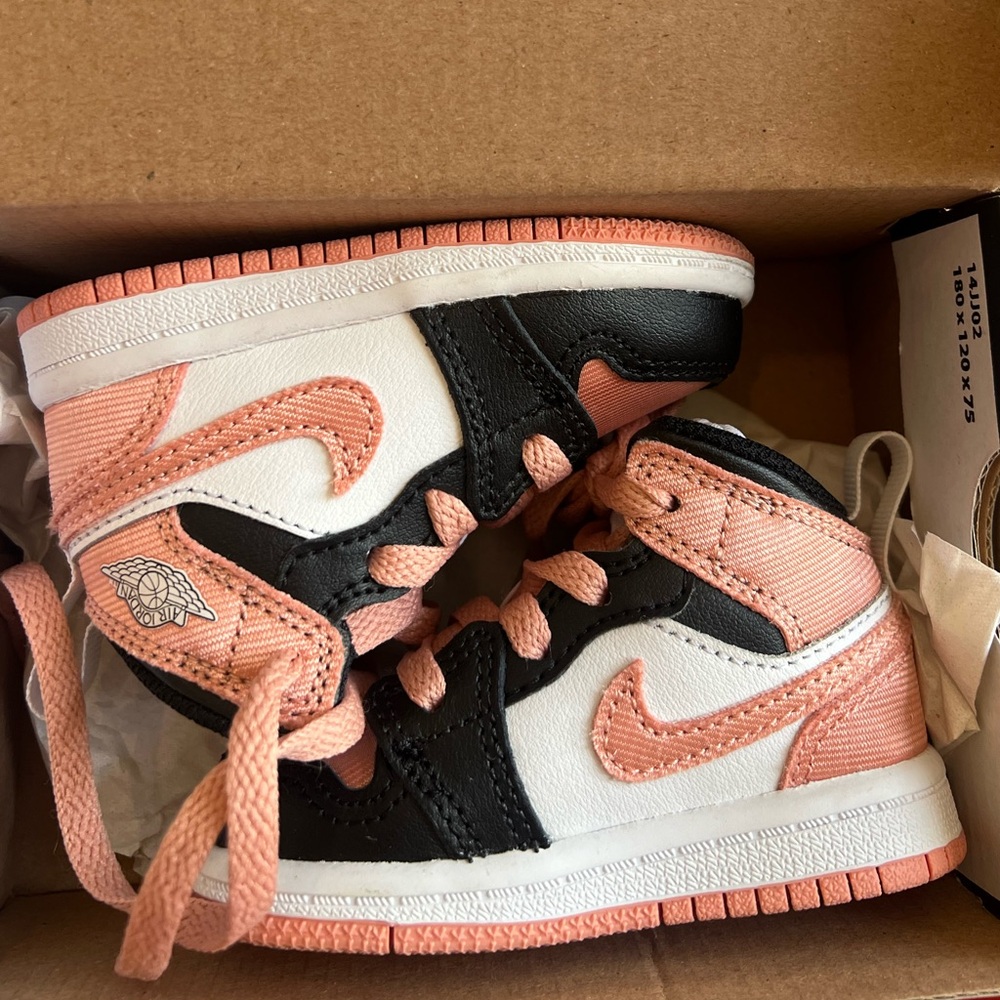 Nike Jordan 1 Mid Light Madder Root (TD)- 4C